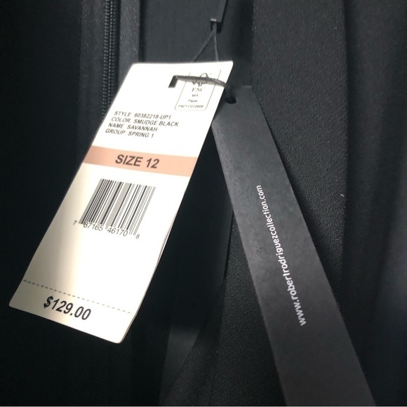 Robert Rodriguez Savannah Sleeveless Jumpsuit Black Size 12 - Picture 10 of 10